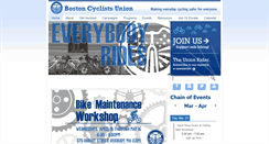 Desktop Screenshot of bostoncyclistsunion.org